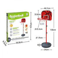 Children's basketball hoop set with stand Children's basketball hoop set with stand