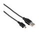 Cable for mobile phone  Hama Charging/SynCablemicroUSB0.6mblack(173672)