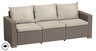 California three seater sofa cappuccino
