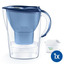 BRITA Water Filter Jug Marella blue (2.4L) incl. 1 x MAXTRA PRO All-in-1 cartridge