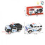 Electric battery-powered animated police car with lights and sound