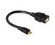 Cable for mobile phone HAMA USB 2.0 ADAPTER CABLEMICROB-ABLACK (078426)