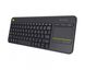 Keyboard LOGITECH WLESS TOUCH KEYB K400 + DARK L920-007147