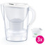 BRITA Water Filter Jug Marella white (2.4L) incl. 3 x MAXTRA PRO All-in-1 cartridge