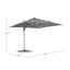 Sunshade Umbrella "Ines anod LED 3x3"