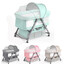 Children's bedside playpen bed with its set in 4 colors