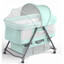 Children's bedside playpen bed with its set in 4 colors