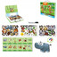 Magnetic puzzle game with animal world theme