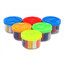 6-piece colorful play clay set with small containers