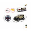 Car with remote control steering panel Hummer, model