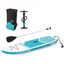 SUP board " Aqua Quest 240 " Intex 244x76x13 cm, pump, shovel, leash, bag, up to 90 kg.