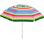 Beach sun umbrella 100cm double-layered, foldable with attachment