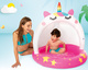 Inflatable childrens pool, unicorn INTEX - 102x102 cm